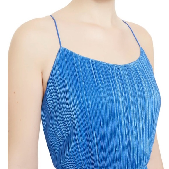 NWOT Alice + Olivia - Cassia Jumpsuit Imperial Blue 4 - Picture 3 of 3